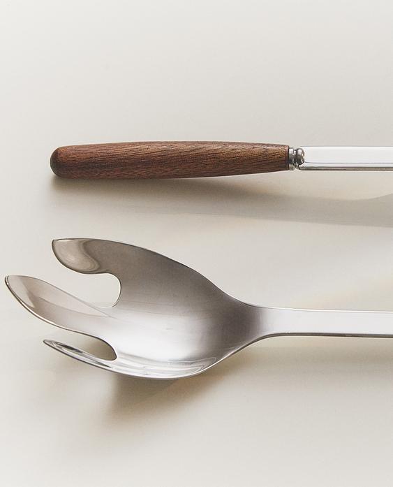 WOODEN SALAD CUTLERY SET (SET OF 2)