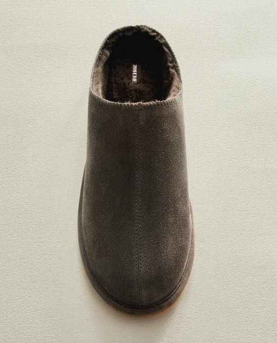 WARM LEATHER MULES WARM LEATHER MULES