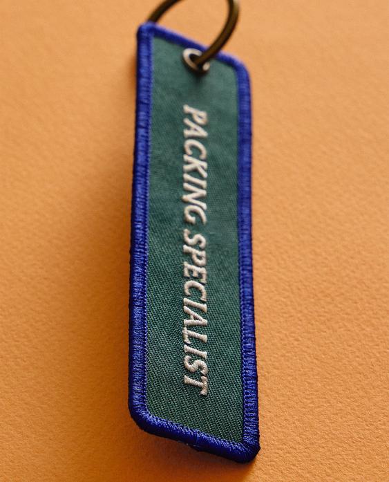 帆布旅行钥匙扣