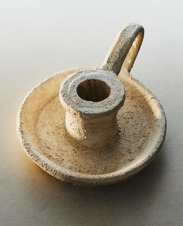 粘土烛台