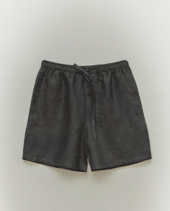 LINEN SHORTS