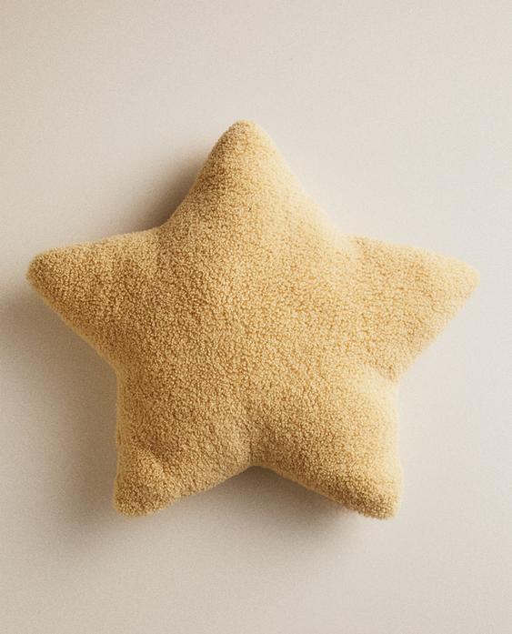 大星星羊羔绒儿童靠垫