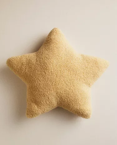 大星星羊羔绒儿童靠垫