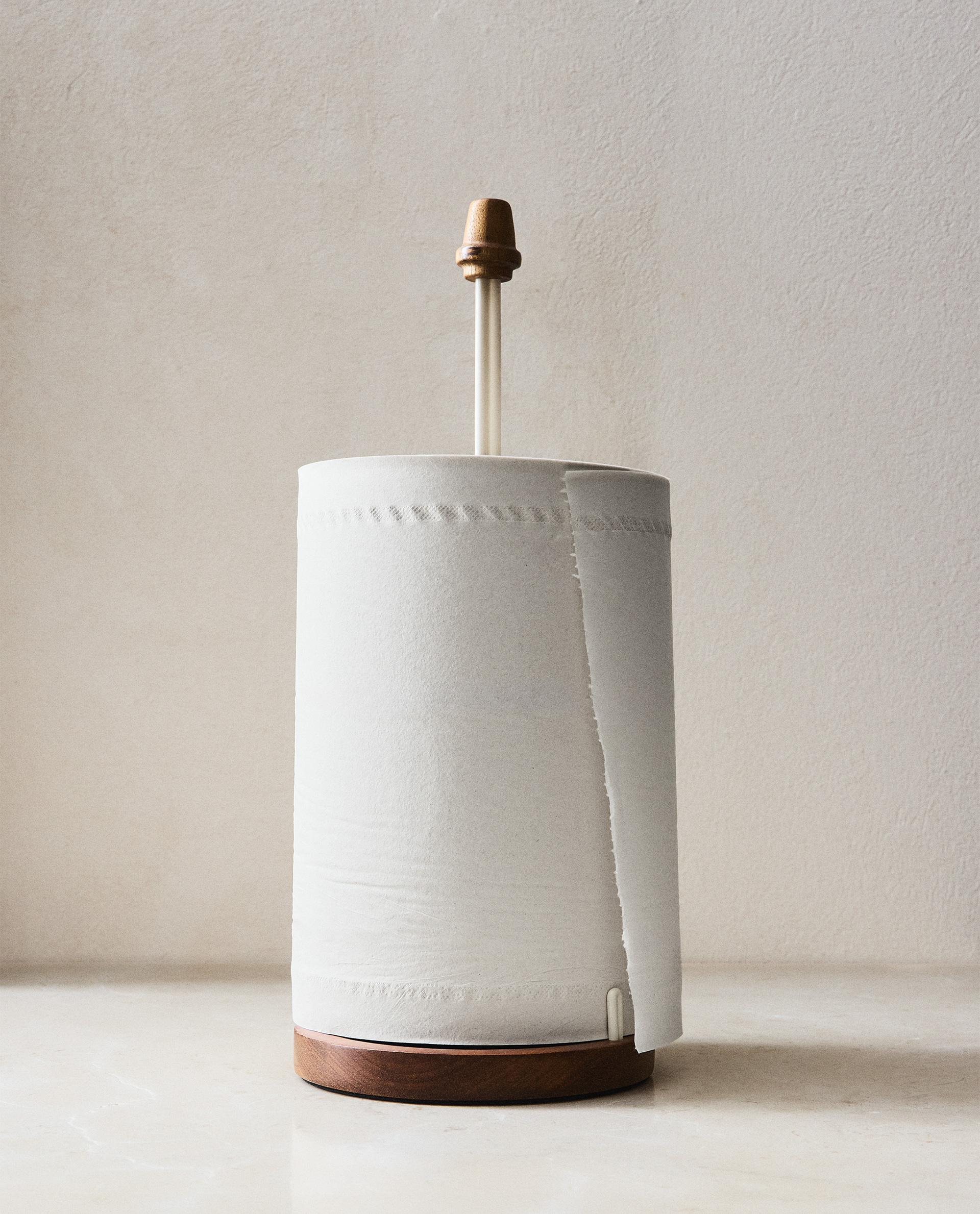 COCINA PORTAROLLO HIERRO Y MADERA - MESH