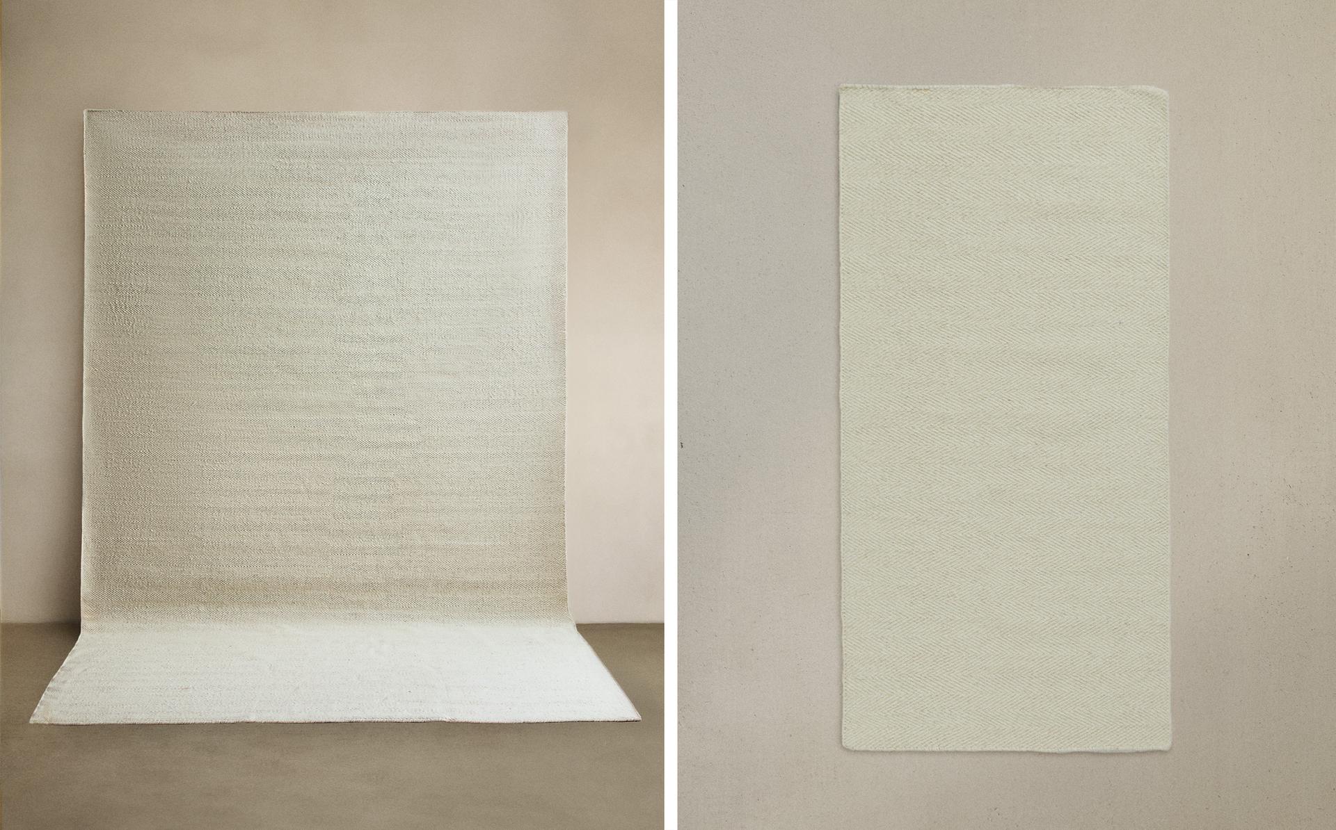 人字纹羊毛地毯