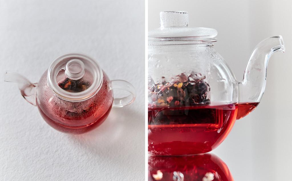 带浸泡式过滤器硼硅玻璃茶壶