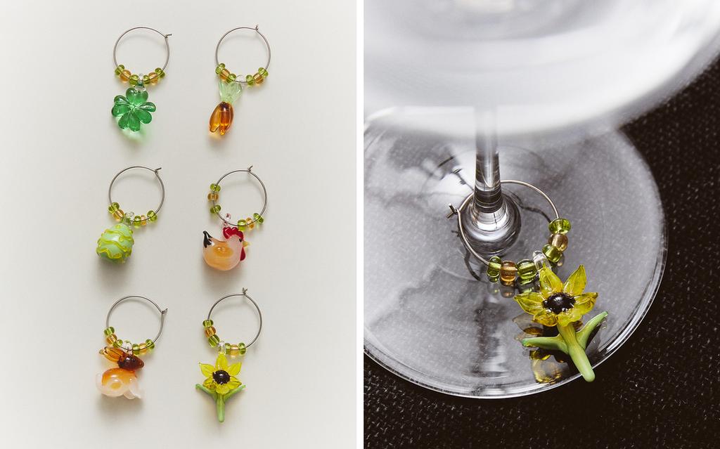 PACK OF EASTER GLASS CHARMS (PACK OF 6)