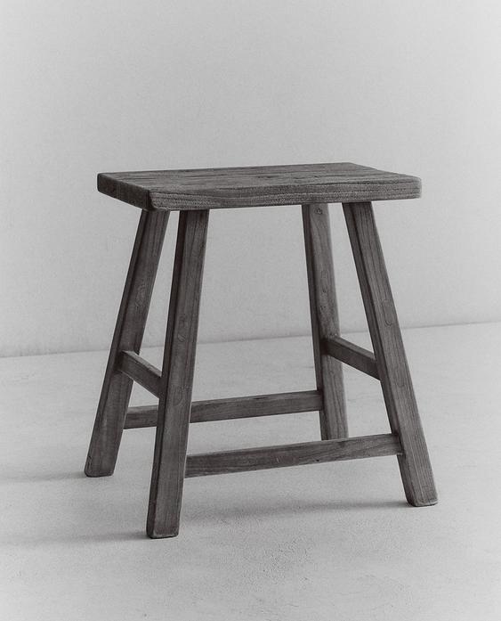 ELM WOOD STOOL