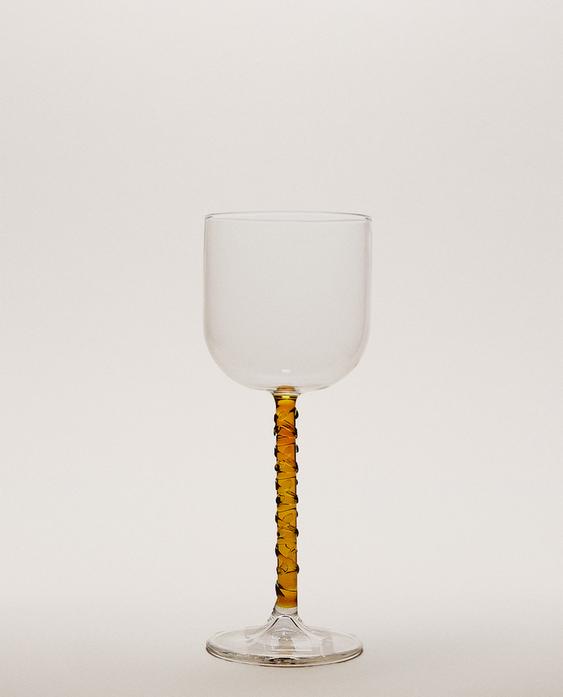 BOROSILICATE GLASS WITH COLOURED STEM