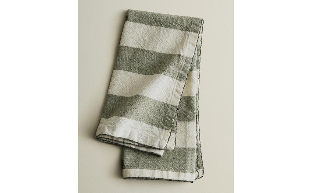 PACK OF DYED THREAD STRIPED NAPKINS (PACK OF 2) PACK OF DYED THREAD STRIPED NAPKINS (PACK OF 2)