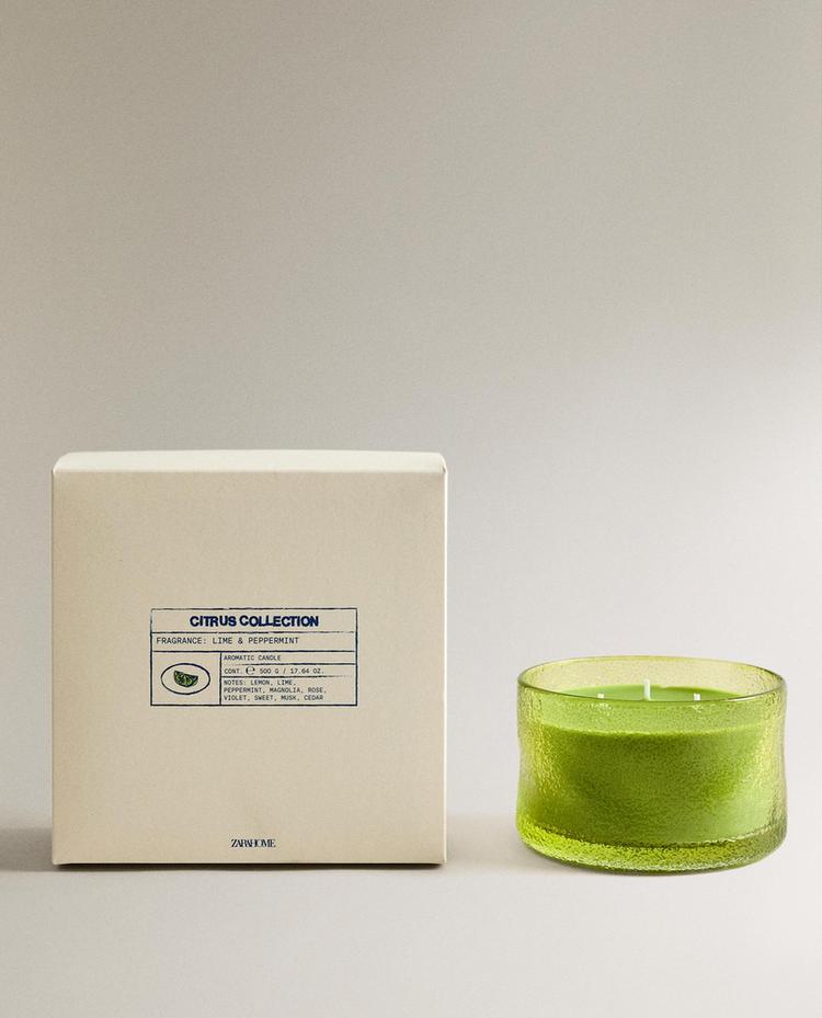 (500 G) LIME & PEPPERMINT 香氛蜡烛