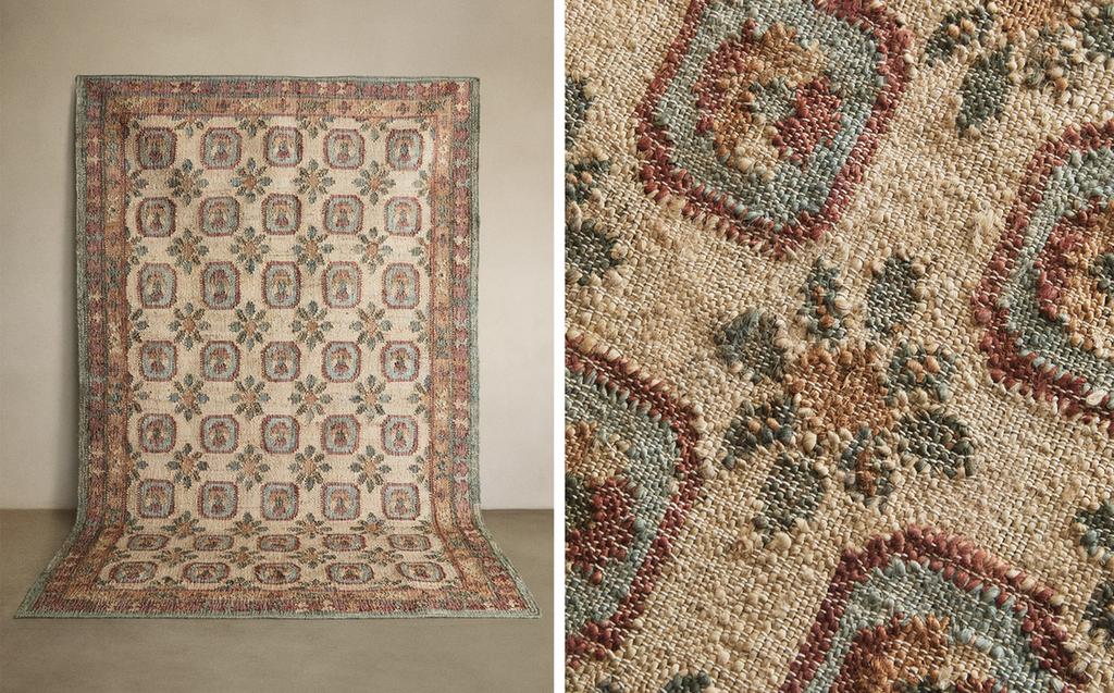 VINTAGE DESIGN JUTE RUG