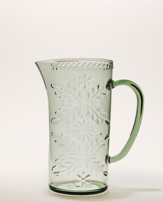 FLORAL ACRYLIC JUG