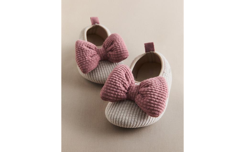 KIDS' BALLERINAS WITH BOW