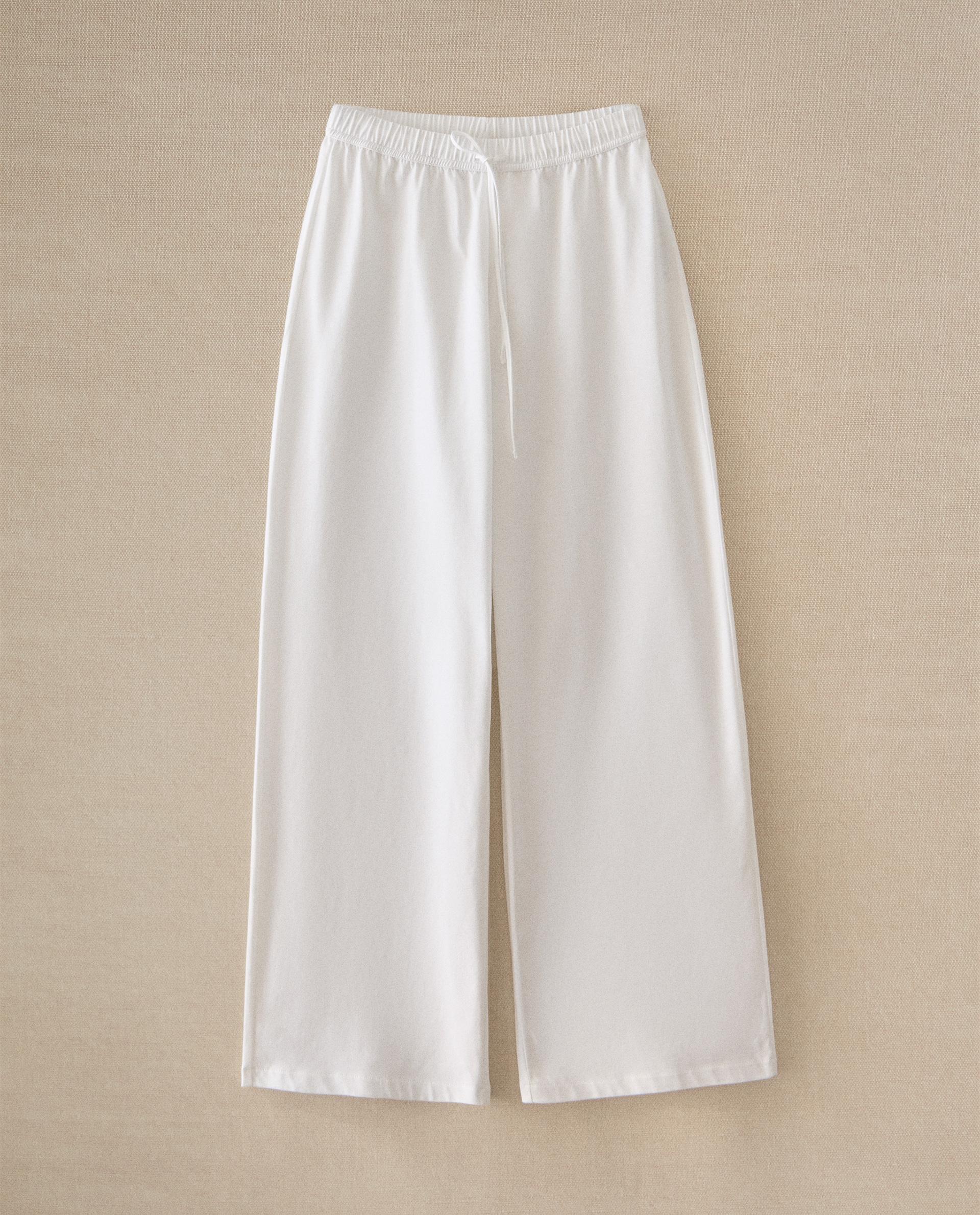 COTTON JERSEY TROUSERS COTTON JERSEY TROUSERS
