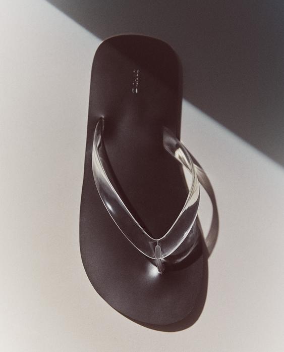 MINIMALIST TRANSPARENT SANDALS