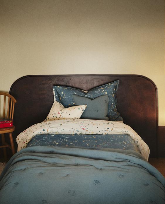 KIDS' REVERSIBLE SPACE DUVET COVER