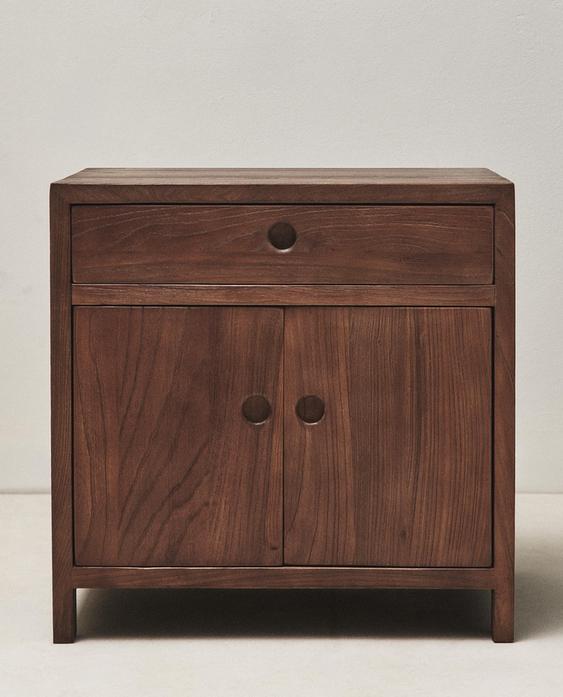 ELM WOOD SIDE TABLE