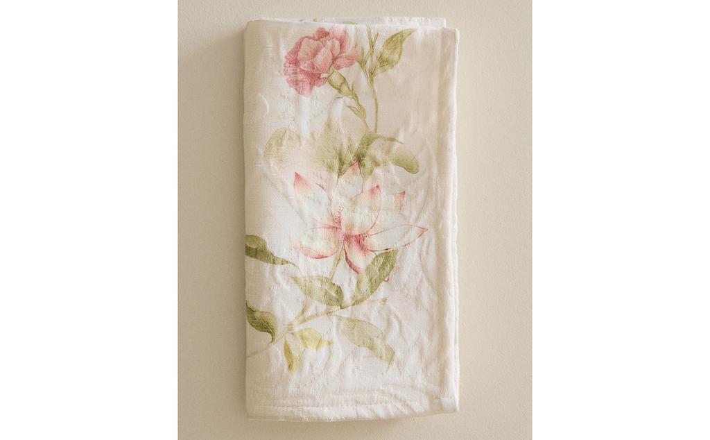 PACK OF FLORAL JACQUARD NAPKINS (PACK OF 2)