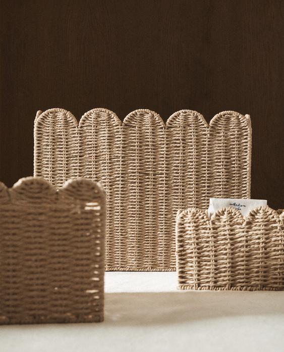 大号波纹设计儿童篮子