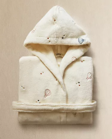 KIDS' BALLOON BATHROBE KIDS' BALLOON BATHROBE