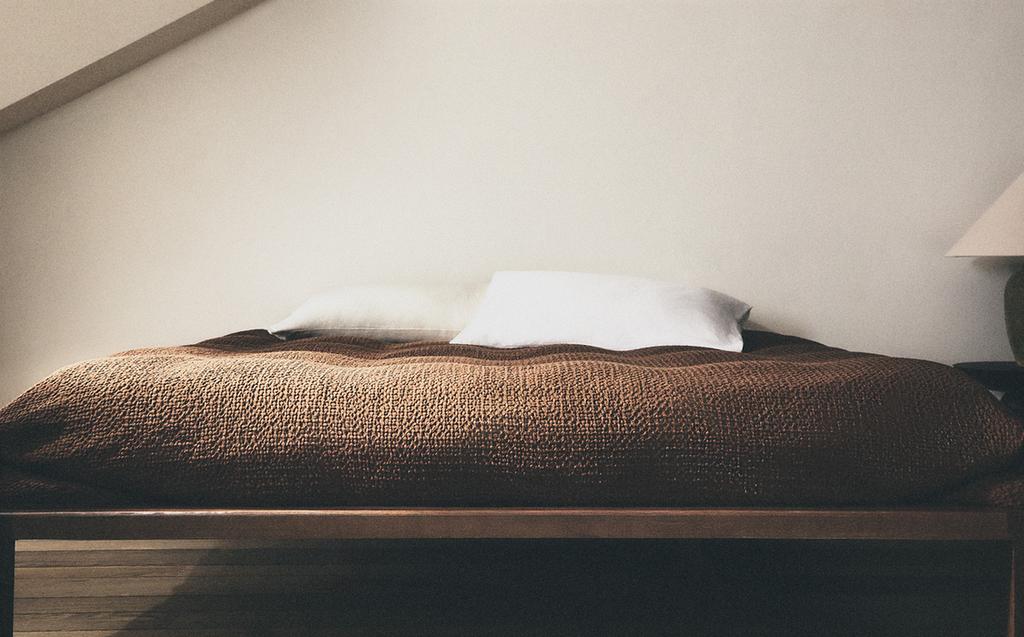 WAFFLE-KNIT DUVET COVER