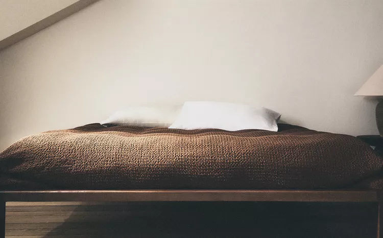 WAFFLE-KNIT DUVET COVER
