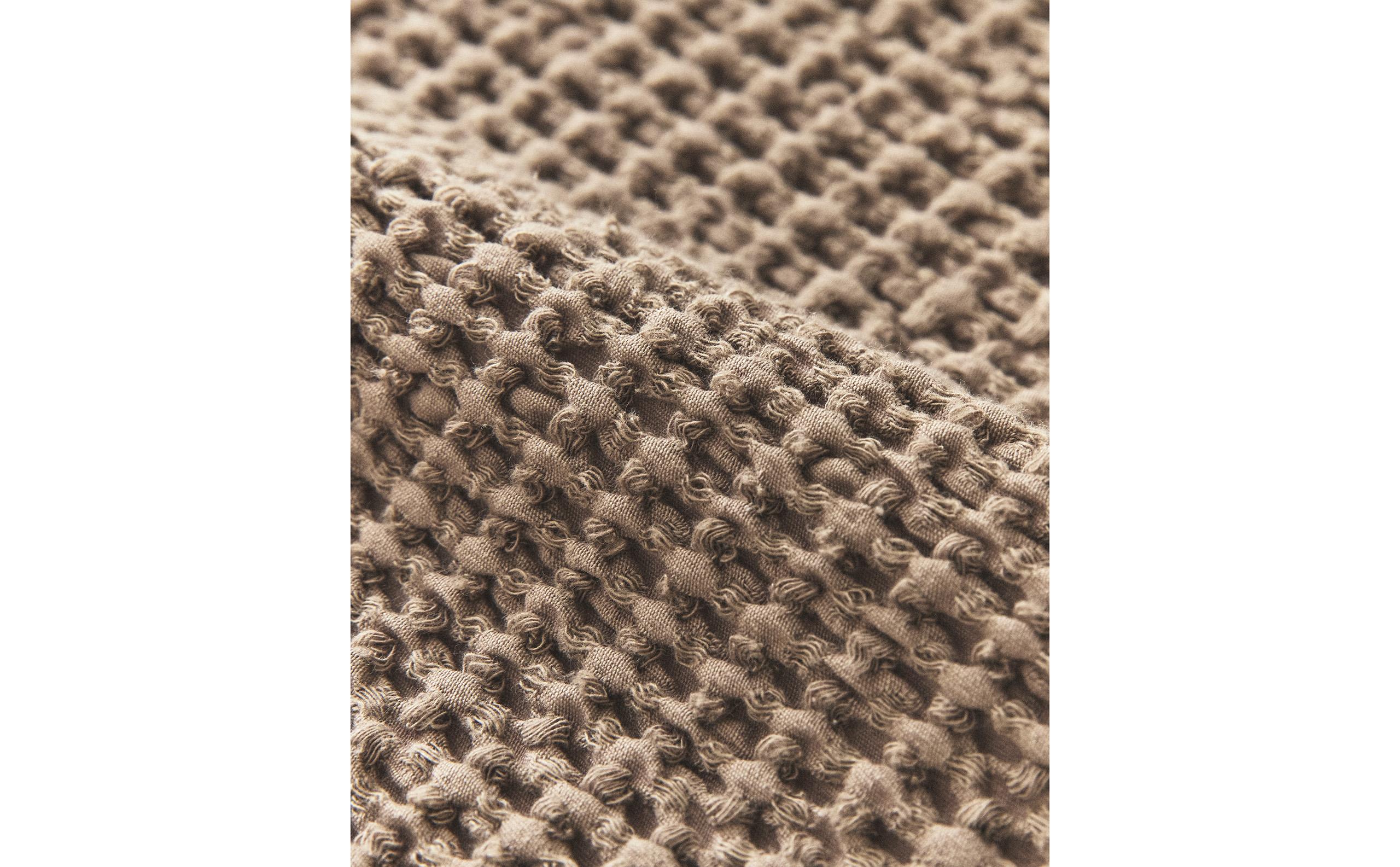 MINI WAFFLE-KNIT COTTON BEDSPREAD