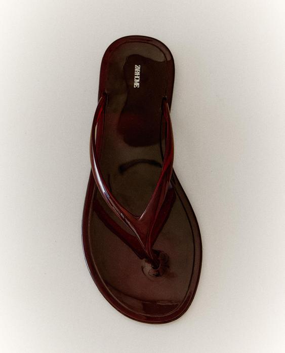 FLAT JELLY SANDALS