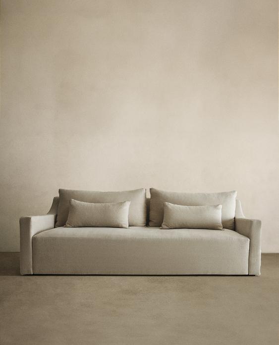 WASHED LINEN SOFA