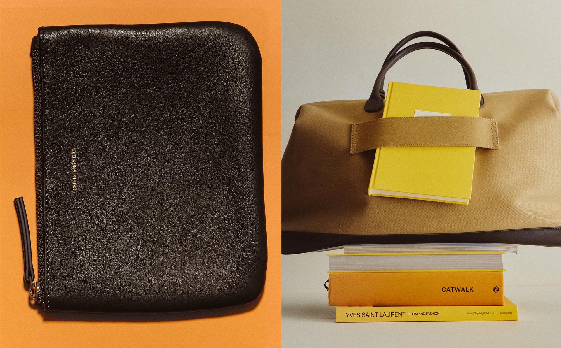 TRAVEL BAG, PHOTO ALBUM AND WASH BAG TRAVEL BAG, PHOTO ALBUM AND WASH BAG