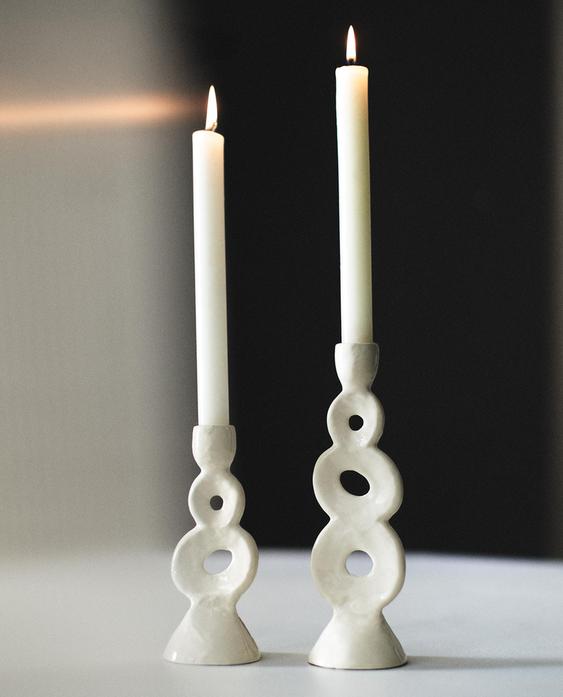ALUMINIUM CANDLE HOLDER