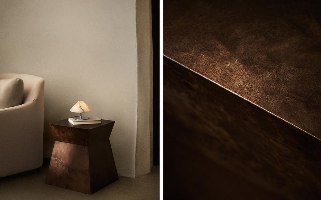 GEOMETRIC ROOT WOOD TABLE