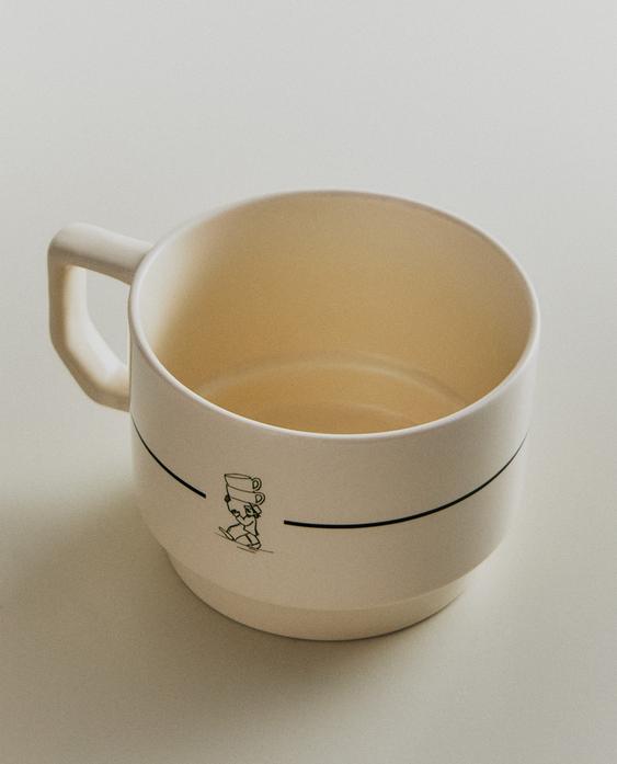 STONEWARE COFFEE CUP