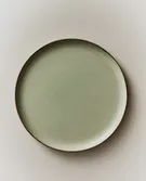 复古边缘瓷制浅盘