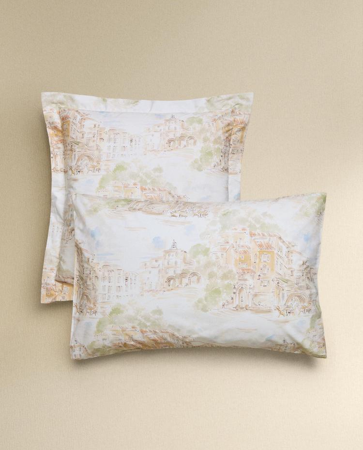 COTTON LANDSCAPE PILLOWCASE