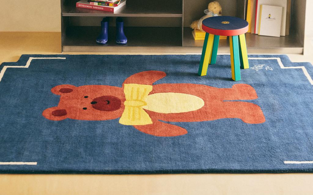 儿童羊毛小熊地毯 x The Animals Observatory