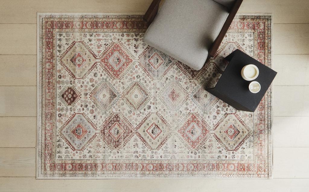 RECTANGULAR VINTAGE-EFFECT RUG RECTANGULAR VINTAGE-EFFECT RUG