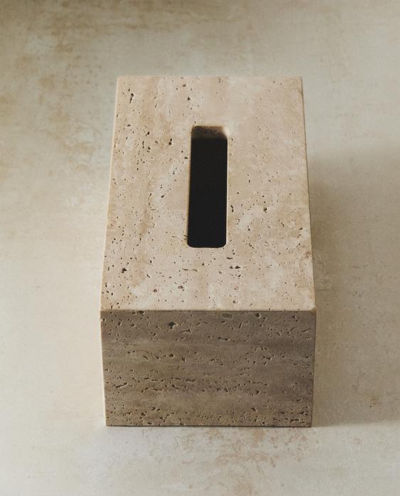 BEIGE MARBLE TISSUE BOX BEIGE MARBLE TISSUE BOX