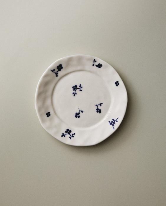 FLORAL PORCELAIN SIDE PLATE
