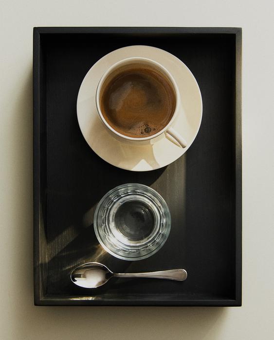 PLAIN STONEWARE TEACUP