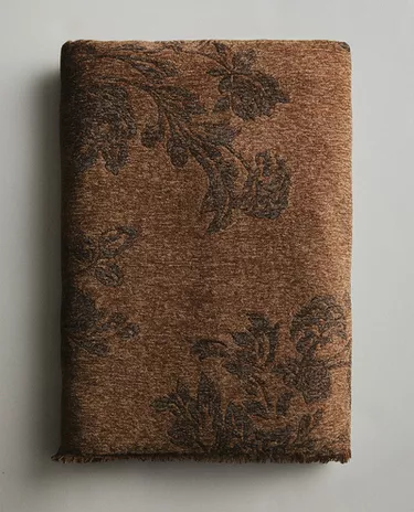 提花雪尼尔毛毯
