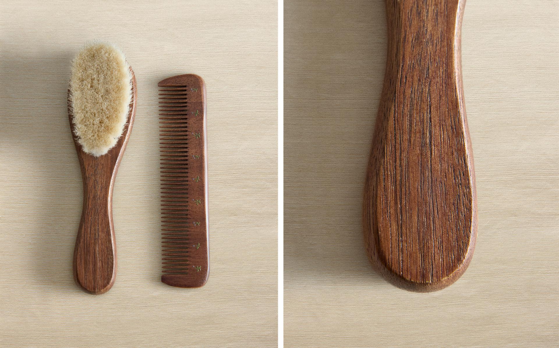 婴儿花朵梳刷套装