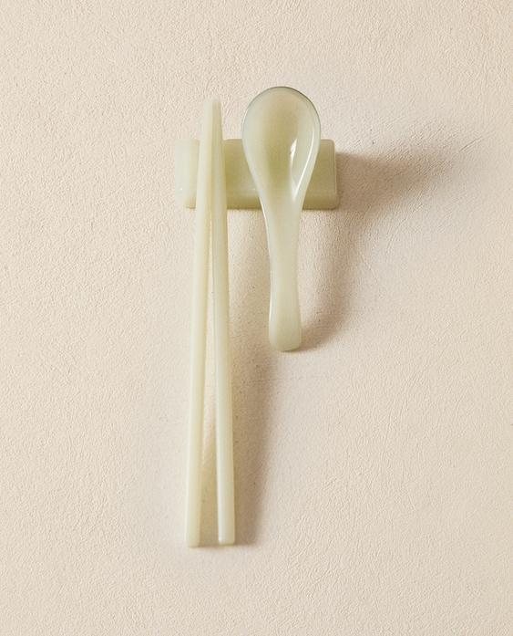 筷子、勺子和支架套装（3 件套）