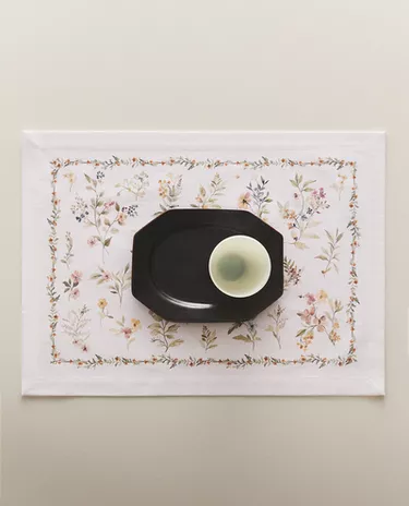 花卉印花树脂涂层餐垫