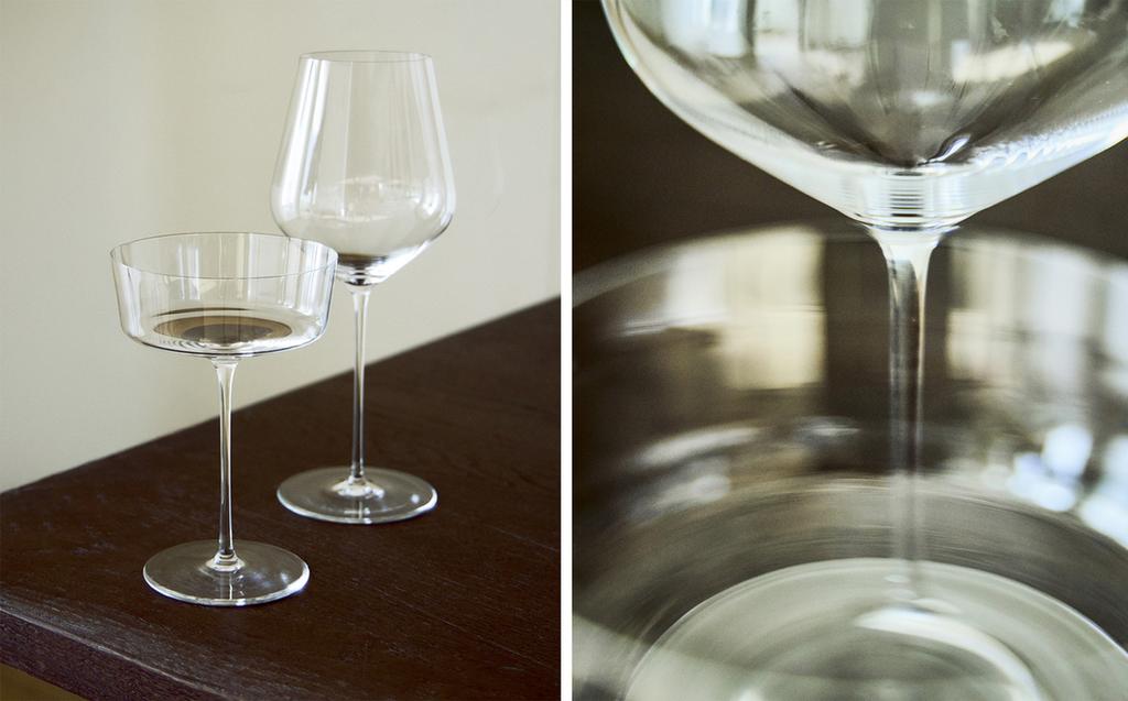 CONICAL CRYSTALLINE GLASSWARE