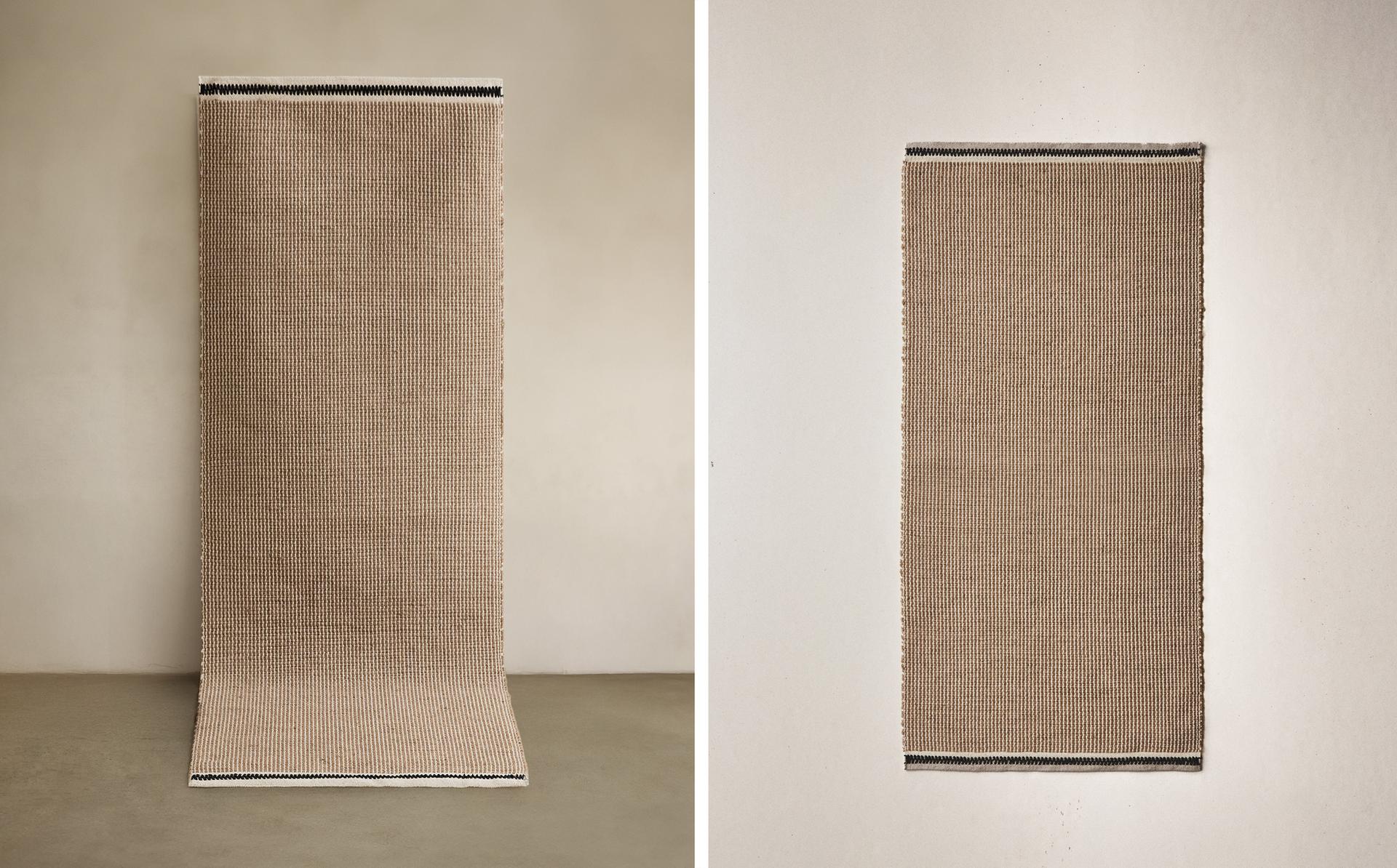 STRIPED JUTE RUG STRIPED JUTE RUG