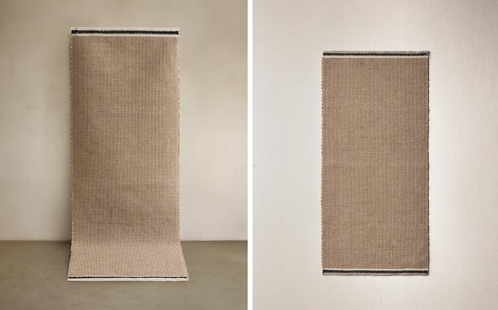 STRIPED JUTE RUG STRIPED JUTE RUG