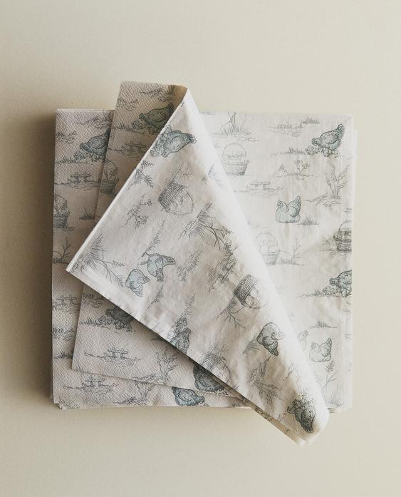 PACK OF PRINTED PAPER NAPKINS (PACK OF 20) PACK OF PRINTED PAPER NAPKINS (PACK OF 20)