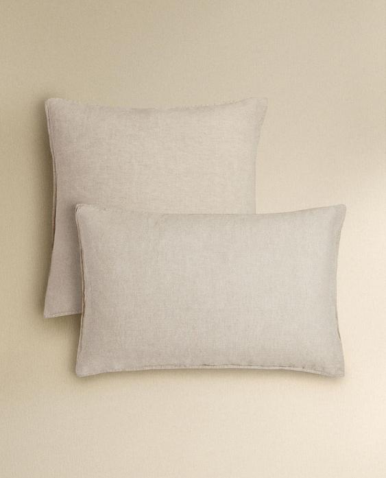WASHED LINEN PILLOWCASE (160 GxM²)